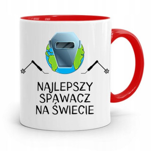 Kubek Czerwony Prezent Najlepszy Spawacz Świata