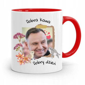 Kubek Czerwony Prezydenta Andrzej Duda Dobra Kawa