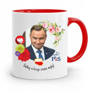 Kubek Czerwony Prezydenta Andrzej Duda Pis Zdrowie