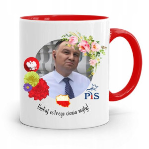 Kubek Czerwony Prezydenta Andrzej Duda Pis Zdrowie
