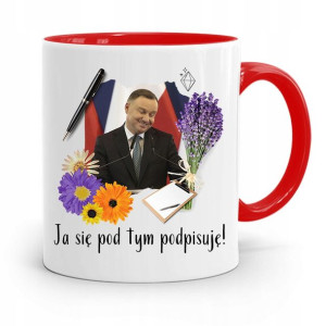Kubek Czerwony Prezydenta Andrzej Duda Pis Zdrowie