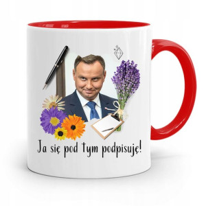 Kubek Czerwony Prezydenta Andrzej Duda Pis Zdrowie
