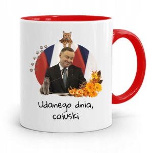 Kubek Czerwony Prezydenta Andrzej Duda Pis Zdrowie