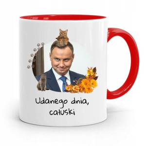 Kubek Czerwony Prezydenta Andrzej Duda Pis Zdrowie