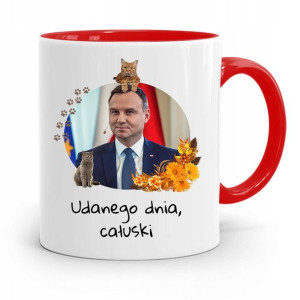 Kubek Czerwony Prezydenta Andrzej Duda Pis Zdrowie