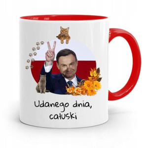 Kubek Czerwony Prezydenta Andrzej Duda Pis Zdrowie