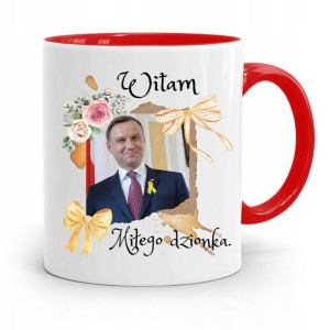 Kubek Czerwony Prezydenta Andrzej Duda Pis Zdrowie