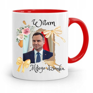 Kubek Czerwony Prezydenta Andrzej Duda Pis Zdrowie