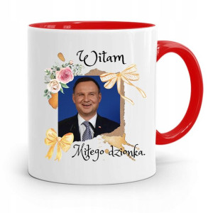 Kubek Czerwony Prezydenta Andrzej Duda Pis Zdrowie