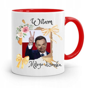 Kubek Czerwony Prezydenta Andrzej Duda Pis Zdrowie