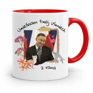 Kubek Czerwony Prezydenta Andrzej Duda Pis Zdrowie