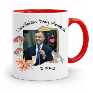 Kubek Czerwony Prezydenta Andrzej Duda Pis Zdrowie