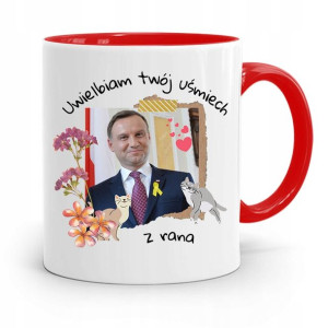 Kubek Czerwony Prezydenta Andrzej Duda Pis Zdrowie