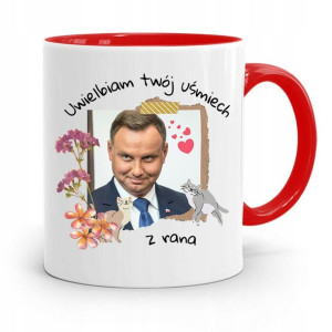 Kubek Czerwony Prezydenta Andrzej Duda Pis Zdrowie