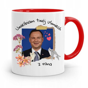 Kubek Czerwony Prezydenta Andrzej Duda Pis Zdrowie