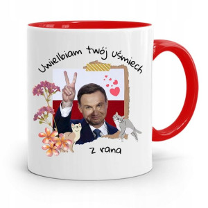 Kubek Czerwony Prezydenta Andrzej Duda Pis Zdrowie