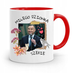Kubek Czerwony Prezydenta Andrzej Duda Pis Zdrowie