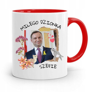 Kubek Czerwony Prezydenta Andrzej Duda Pis Zdrowie