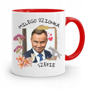 Kubek Czerwony Prezydenta Andrzej Duda Pis Zdrowie