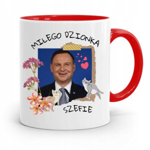 Kubek Czerwony Prezydenta Andrzej Duda Pis Zdrowie