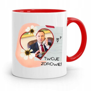 Kubek Czerwony Prezydenta Andrzej Duda Pis Zdrowie