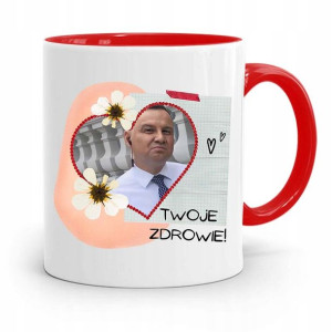 Kubek Czerwony Prezydenta Andrzej Duda Pis Zdrowie