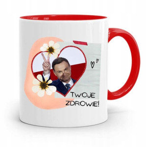 Kubek Czerwony Prezydenta Andrzej Duda Pis Zdrowie