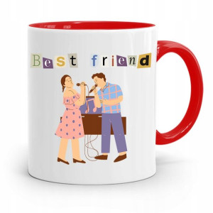 Kubek Czerwony Przyjaciela Best Friends Ever