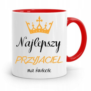 Kubek Czerwony Przyjaciela Najlepszy Przyjaciel