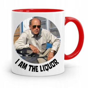 Kubek Czerwony Śmieszny Zabawny I Am The Liqudr