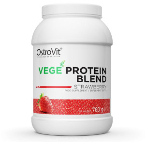 OstroVit Białko roślinne Vege Protein Blend, truskawka - 700 g