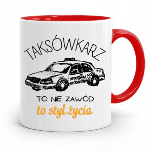 Kubek Czerwony Taksówkarza To Styl Życia