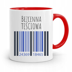 Kubek Czerwony Teściowej Bezcenna Teściowa Prezent