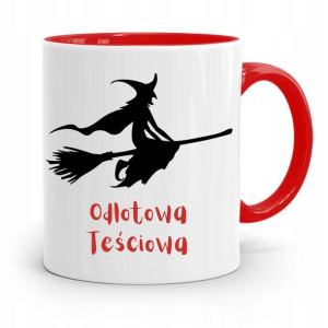 Kubek Czerwony Teściowej Odlotowa Teściowa Prezent
