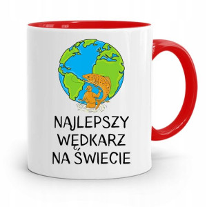 Kubek Czerwony Wędkarza Najlepszy Wędkarz