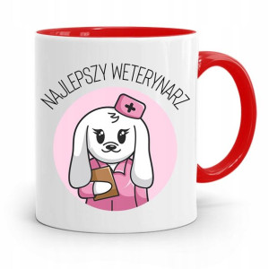 Kubek Czerwony Weterynarza Najlepszy Weterynarz