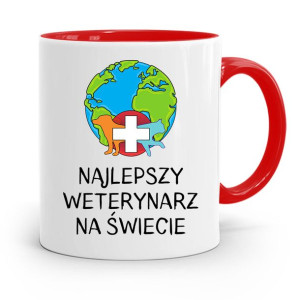Kubek Czerwony Weterynarza Najlepszy Weterynarz
