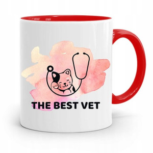 Kubek Czerwony Weterynarza The Best Vet Prezent
