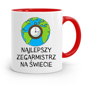 Kubek Czerwony Zegarmistrza Najlepszy Na Świecie