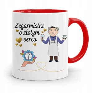 Kubek Czerwony Zegarmistrza O Złotym Sercu Prezent