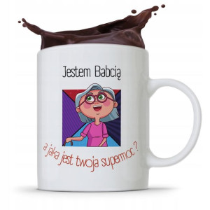 Kubek Dla Babci Na Imieniny Jestem Babcią