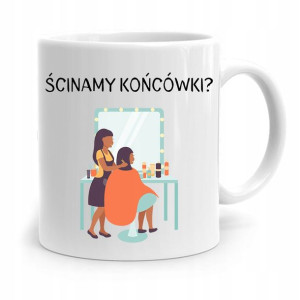 Kubek Dla Fryzjera Barbera Ścinamy Końcówki?