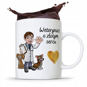 Kubek Dla Weterynarza Weterynarz O Złotym Sercu