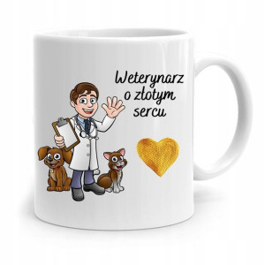 Kubek Dla Weterynarza Wterynarz O Złotym Sercu
