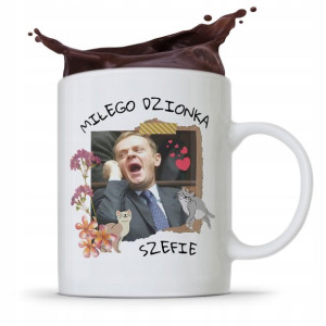 Kubek Donald Tusk Po Platforma Miłego Dnia Szefie