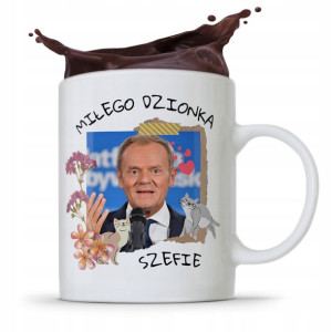 Kubek Donald Tusk Po Platforma Miłego Dnia Szefie