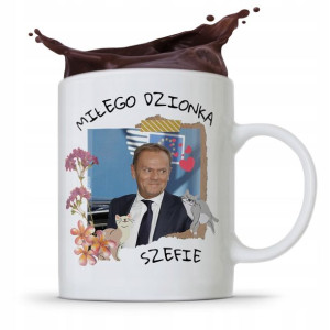 Kubek Donald Tusk Po Platforma Miłego Dnia Szefie