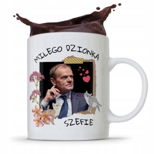 Kubek Donald Tusk Po Platforma Miłego Dnia Szefie