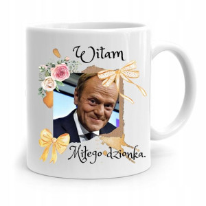 Kubek Donald Tusk Po Platforma Miłego Dzionka