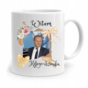 Kubek Donald Tusk Po Platforma Miłego Dzionka